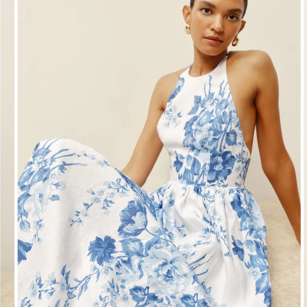 Reformation Percy Linen dress